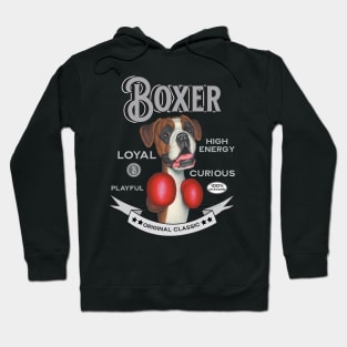 Boxer wearing boxing gloves Hoodie